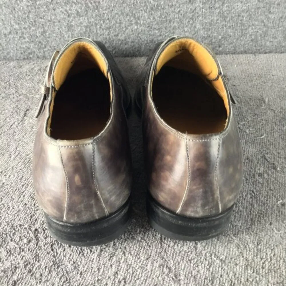 Magnanni Marco Men's Leather Monk Strap Slip‎ On Oxfords Dress Shoes Size 9M